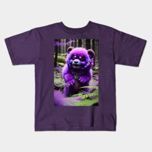 Cute Fluffy Monster 001 Kids T-Shirt